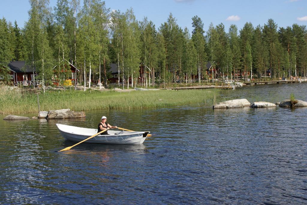 Kartanohotelli Satulinna Huvilat Hirvensalmi Kültér fotó